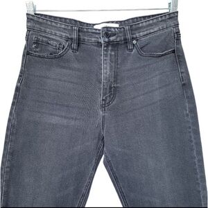KANCAN FADED BLACK GREY SIZE 9/28 JEANS HIGH RISE